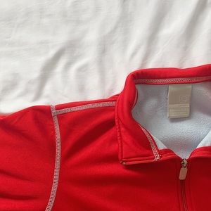 Red Nike zip up jacket